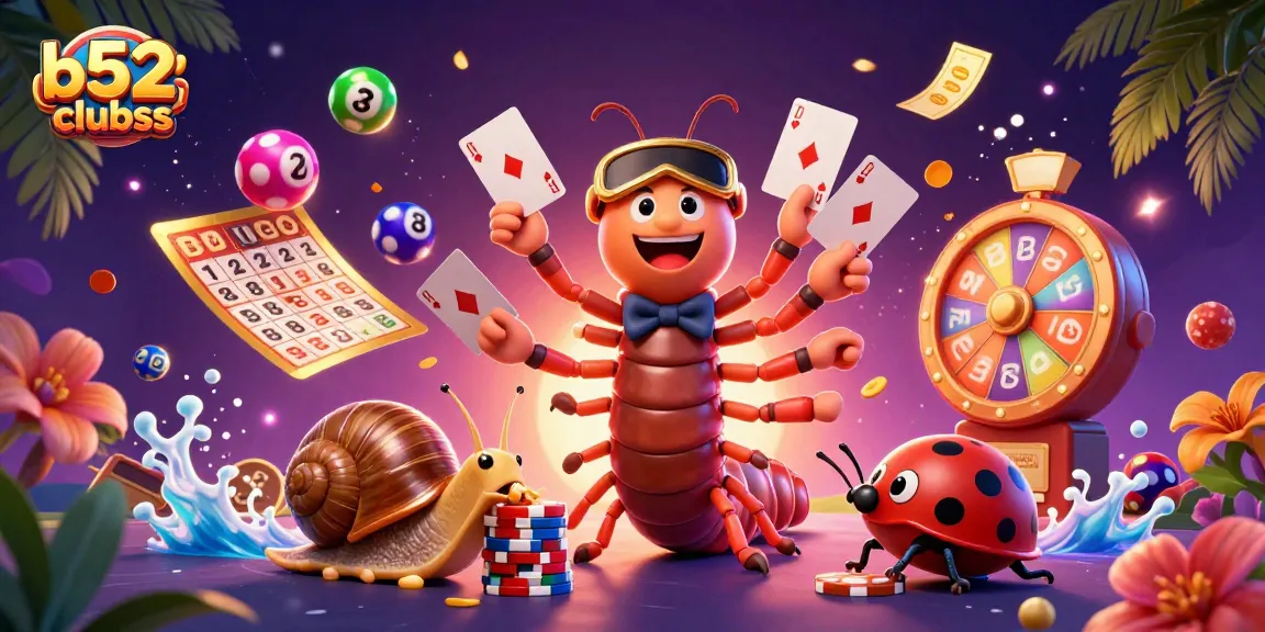 Experience vibrant winnings at b52clubss with animated characters bringing excitement to casino fun.
