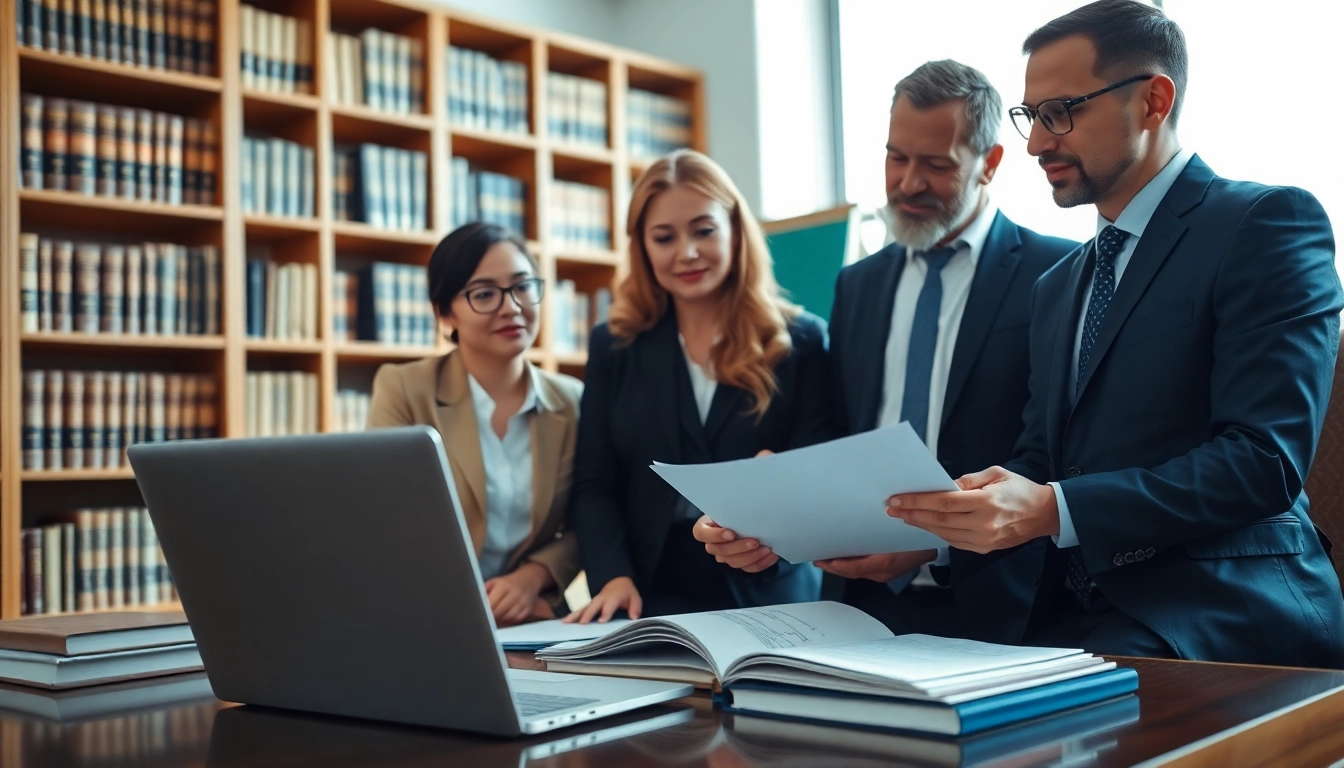 Engaging legal team consulting on Probate processes in a professional office setting.