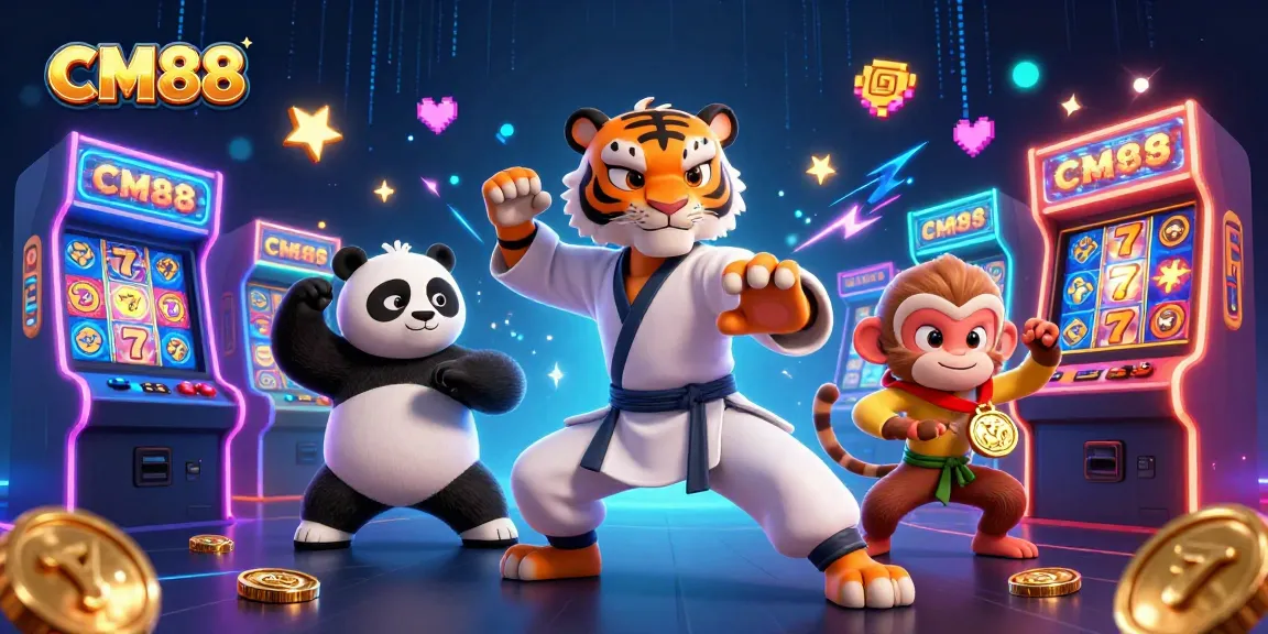 Engage with CM88 for thrilling slot action with vibrant elements and dynamic characters.