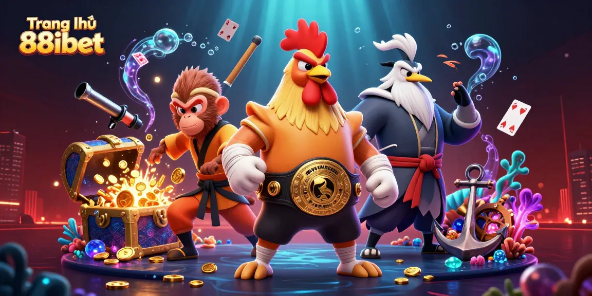 Experience vibrant gameplay at Trang chủ 88ibet with iconic casino characters interacting in a lively casino scene.