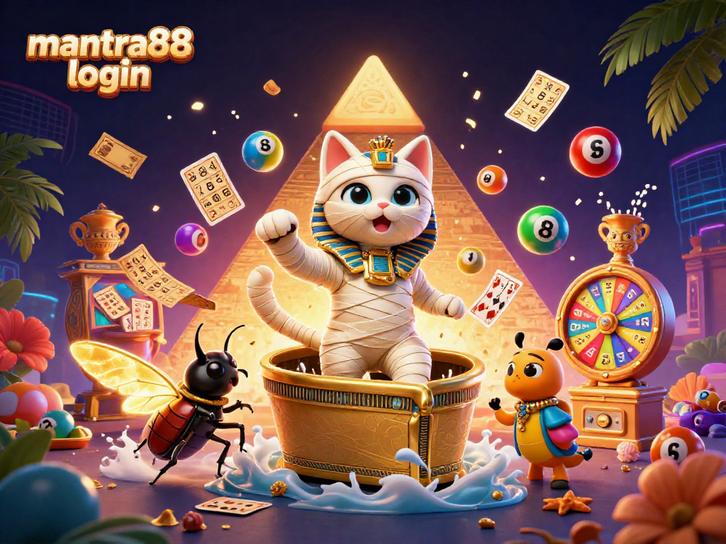 Experience thrilling gameplay with mantra88 login in a vibrant casino environment filled with dynamic lottery elements.