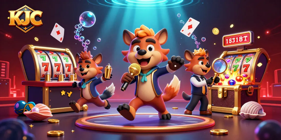 Experience the vibrant KJC casino with lively hyenas, showcasing hilarious comedy and thrilling jackpots.