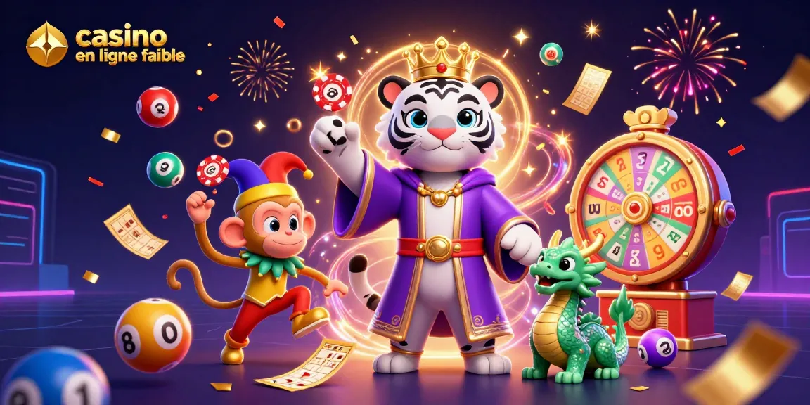 Jouez de manière responsable sur un casino en ligne fiable avec une illustration de tigre et un singe.