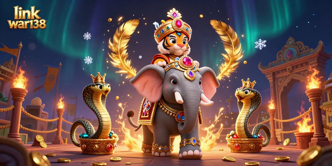 Experience thrilling gaming action at link war138 with vibrant slot and casino elements.