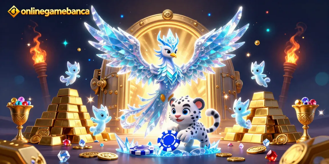 Experience thrilling moments at onlinegamebanca with iconic characters in a vibrant 3D casino scene.