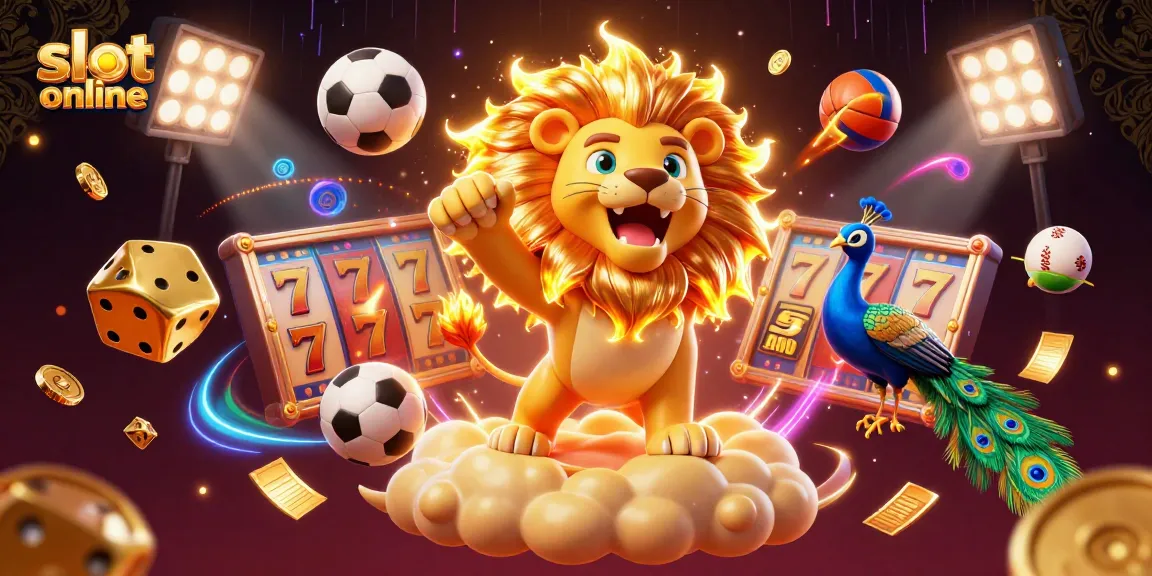 Experience thrilling gameplay with slot online, featuring dynamic 3D elements and vibrant casino visuals.