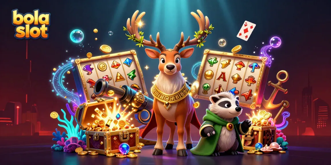 Spin the bola slot reels filled with treasures, showcasing vibrant graphics and immersive gameplay