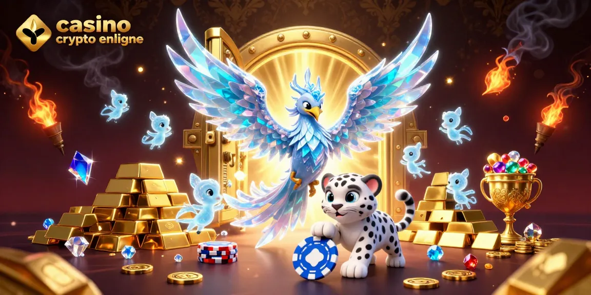 Découvrez le monde fascinant du casino crypto en ligne avec cette illustration captivante.