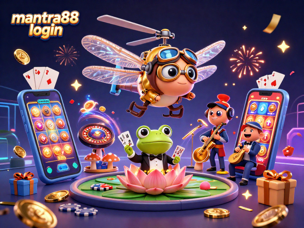 Experience immersive gaming with mantra88 login; enjoy thrilling card games at the neon-lit lily pad casino.