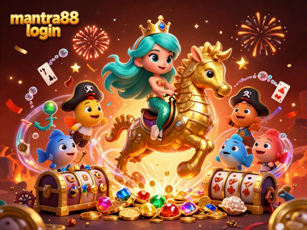 Engage with mantra88 login for exciting slot games and colorful underwater adventures.