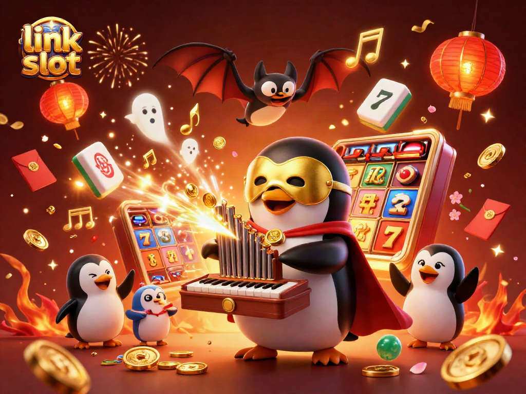 Spin the link slot with vibrant symbols and golden coins for your chance to win big!