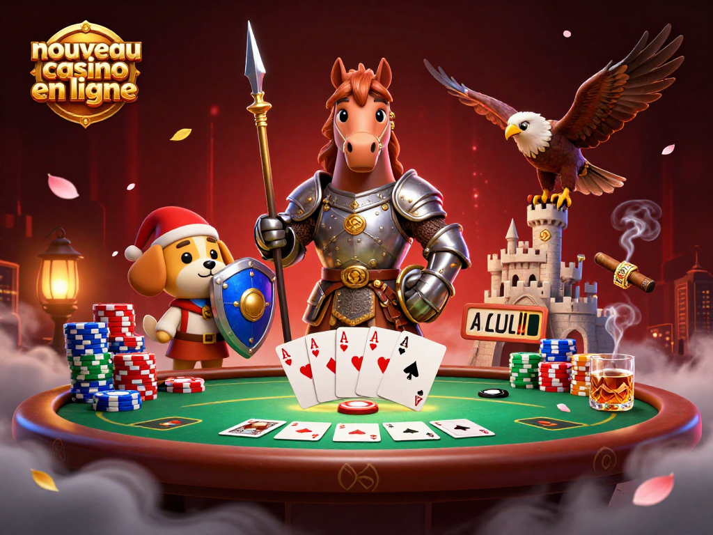 Découvrez le nouveau casino en ligne et participez à une partie passionnante avec un chevalier et son fidèle écuyer.