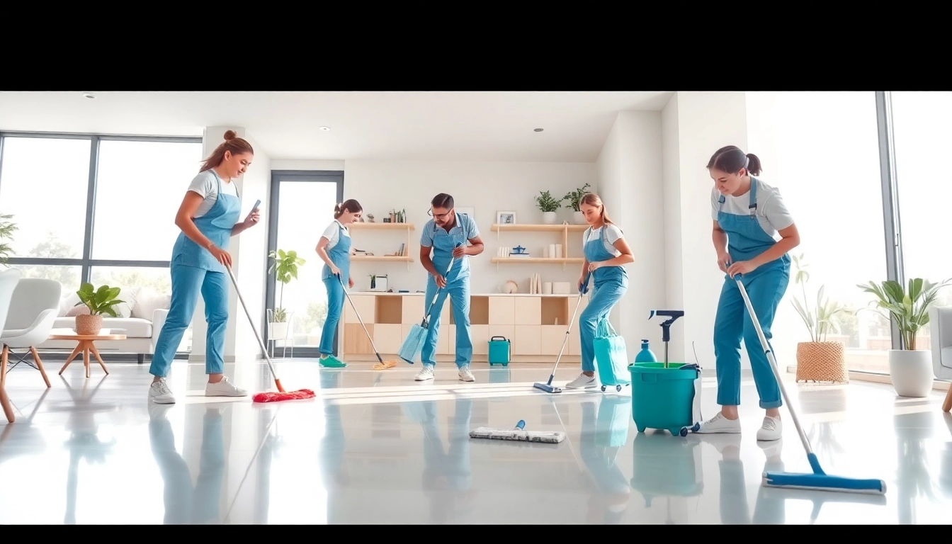 Bond cleaning Logan team performing a detailed clean in a bright apartment setting.