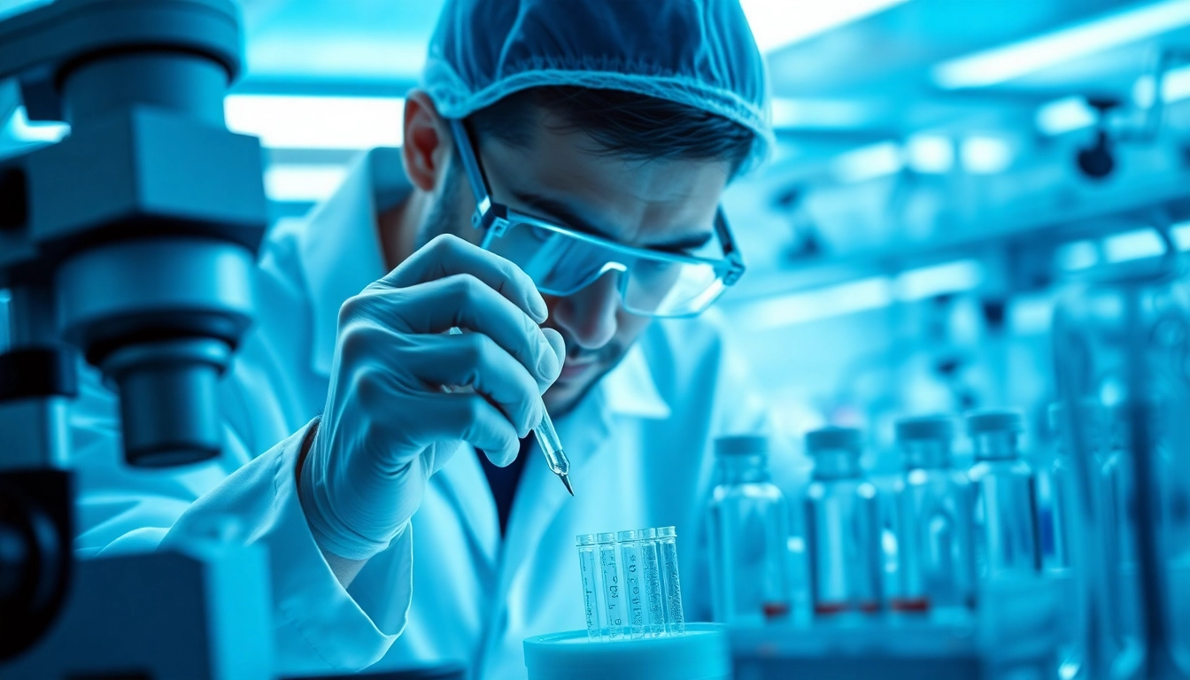 Investigating how much do peptides cost in a high-tech lab filled with research tools.