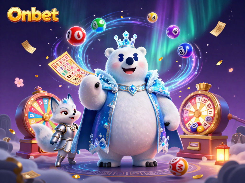 Play exciting games on Onbet with vibrant lottery themes and captivating characters.