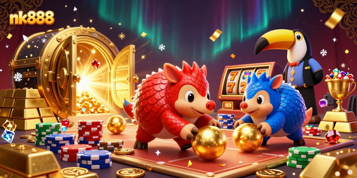 Engage in thrilling gameplay at nk888 with pangolins rolling into gambling excitement.