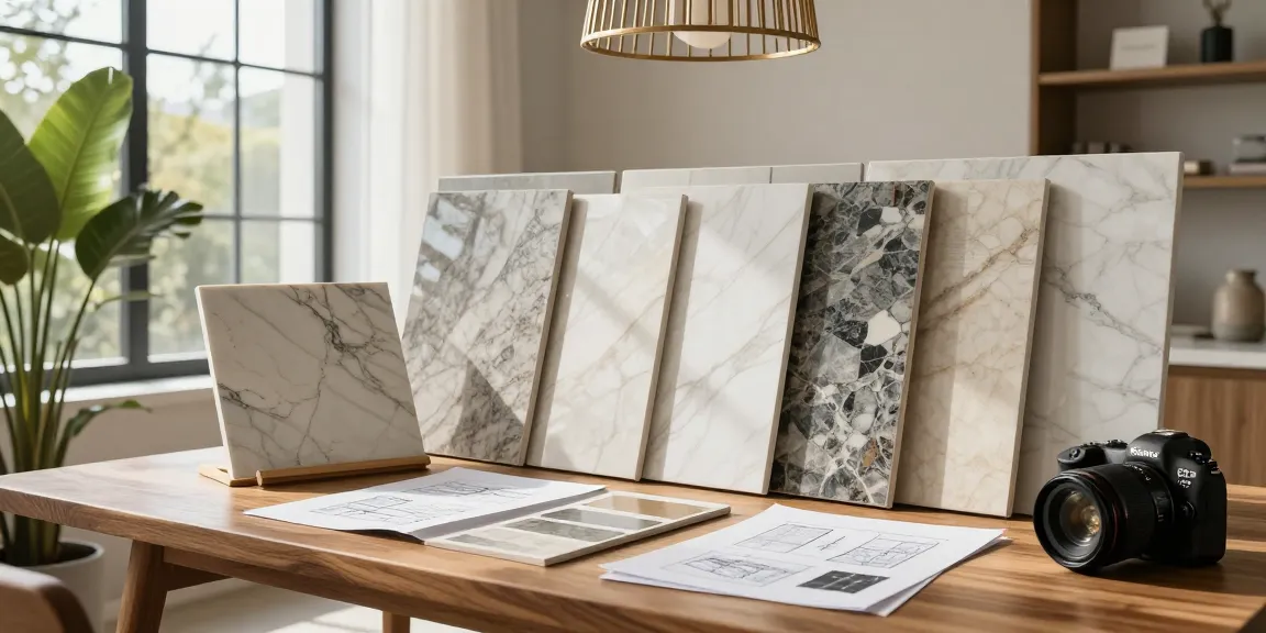 NAGA2000 designer selecting premium flooring materials in a bright interior.