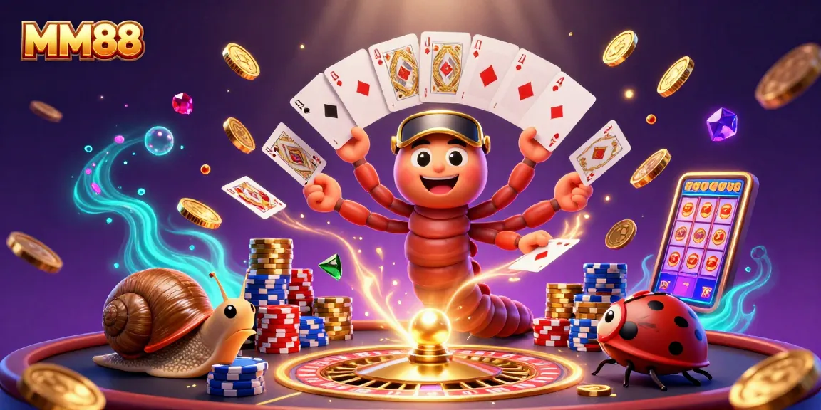 Join the excitement at MM88 with lively casino characters and dazzling game elements!