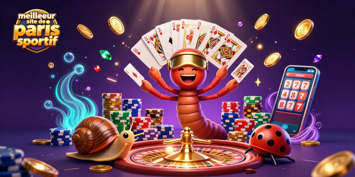 Pariez sur le meilleur site de paris sportif avec un dealer en cartoon et de l'excitation autour des jeux.