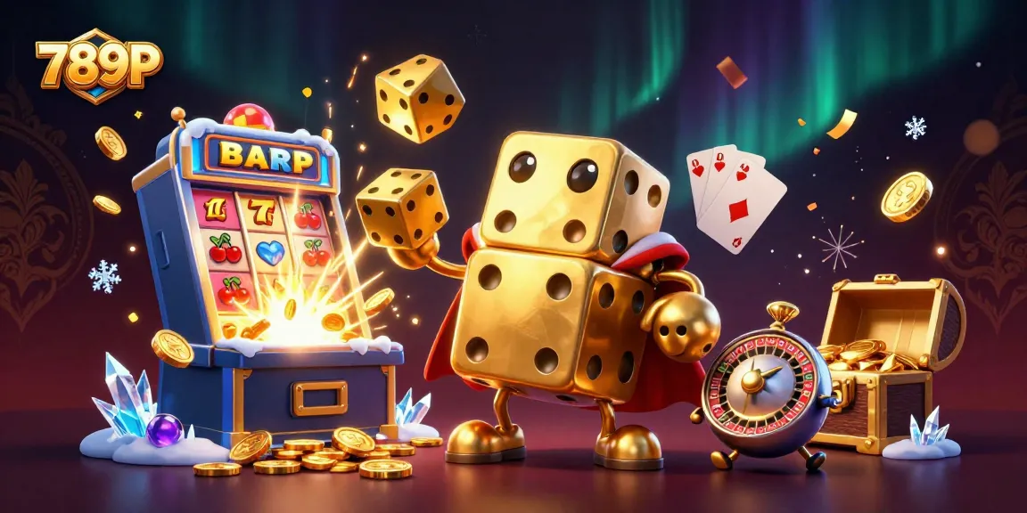 Play and win big at 789P with a dynamic casino scene featuring lively characters and gaming excitement.