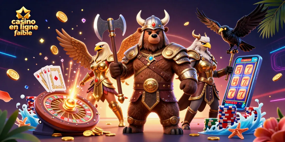 Profitez d'une scène dynamique de casino en ligne fiable avec des personnages mythiques et des éléments de jeu captivants.
