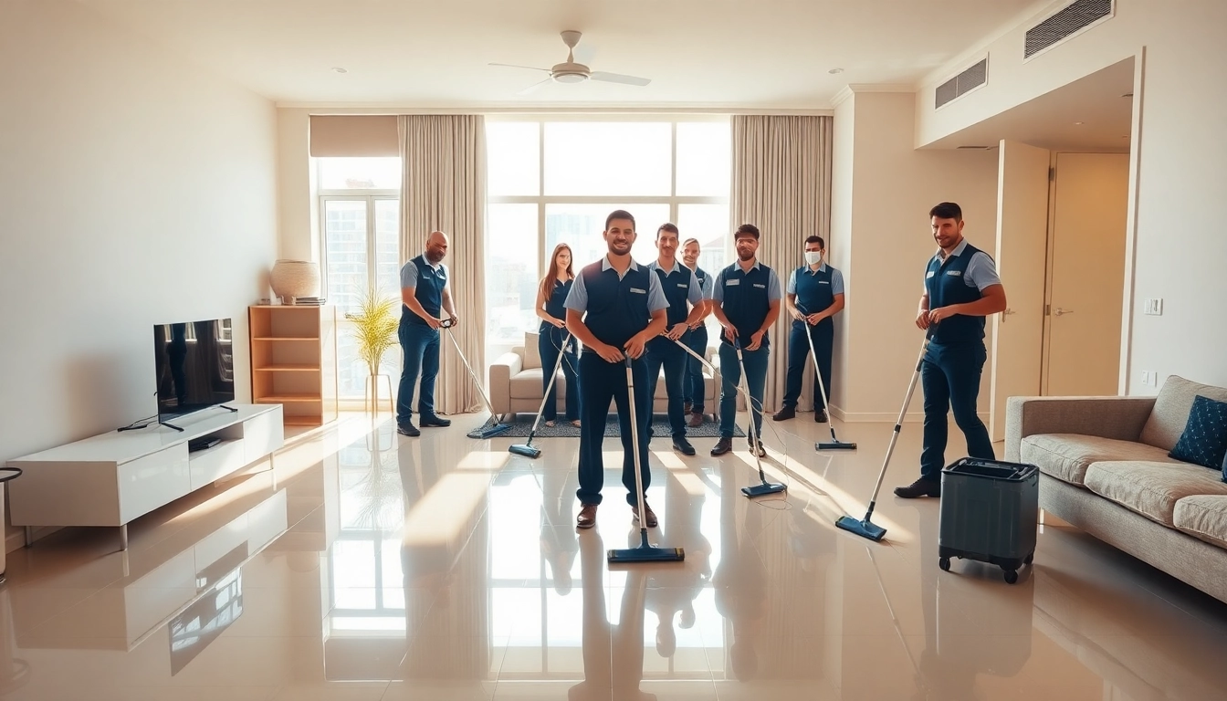 Efficient bond cleaning Logan service team transforming an apartment into a spotless home.