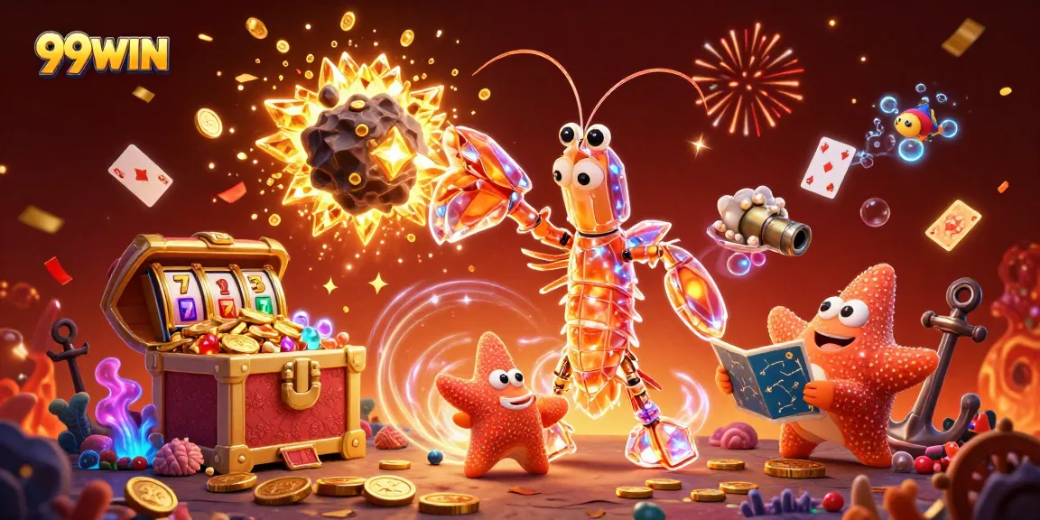 Experience thrilling wins at 99WIN with 3D characters and dynamic casino elements
