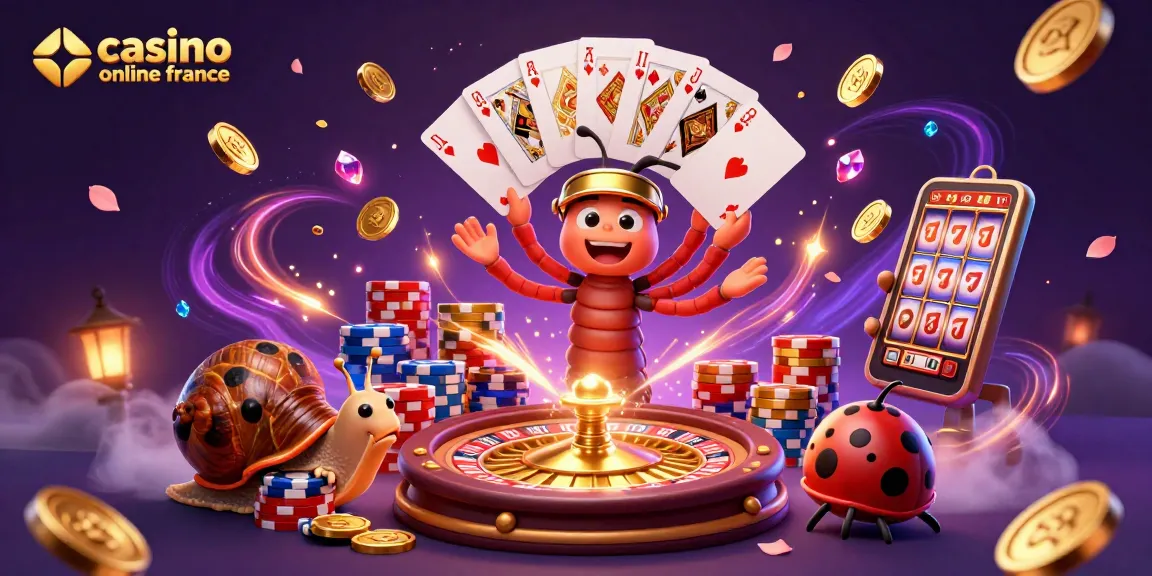 Faites l'expérience du casino en ligne France avec nos personnages animés dans un monde rempli de jetons et de jeux fascinants.