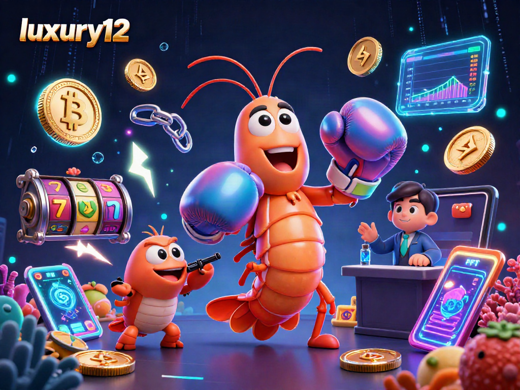 luxury12, permainan slot dengan karakter udang mantis dan elemen kripto yang menarik untuk para penjudi